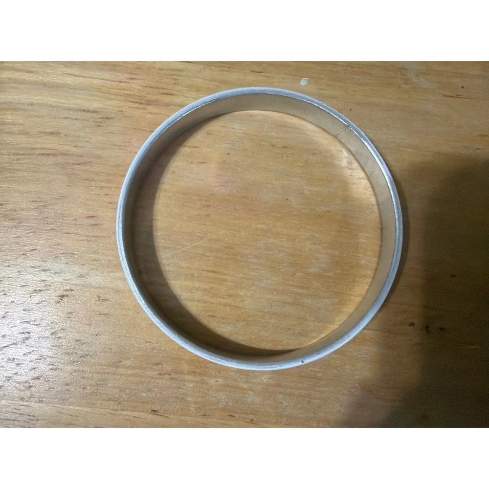 Vintage Style  White Enamel Star Bangle Bracelet‎ Silver Tone Geometric Retro